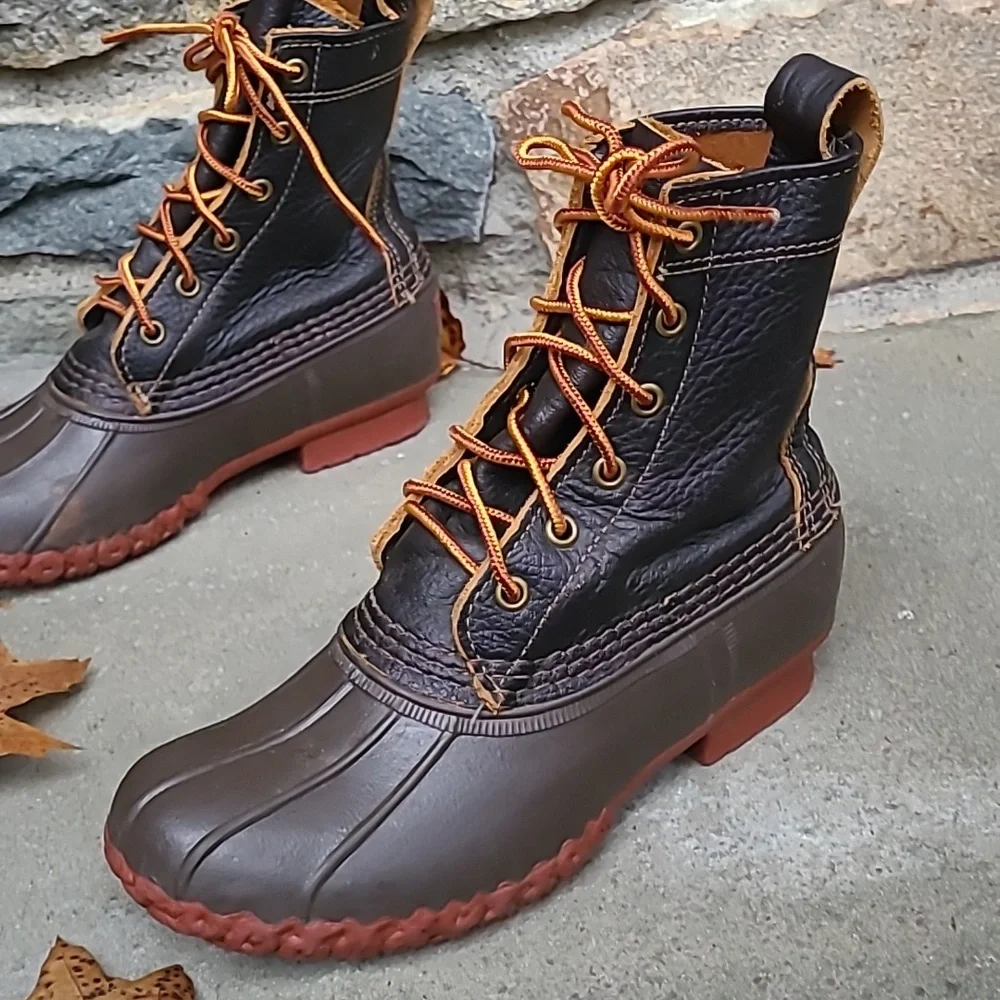 L.L.Bean bison duck boots